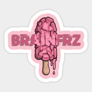 Brainfreeze Sticker